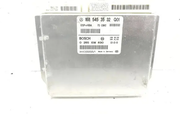 Mercedes-Benz A W168 ESP (stability system) control unit 1685453532 0265109630