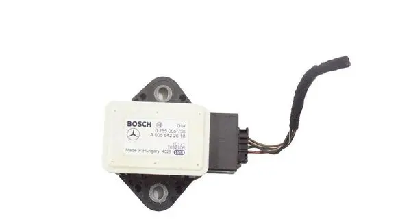 Mercedes-Benz E W212 ESP acceleration yaw rate sensor A0055422618 0265005735 1275100759