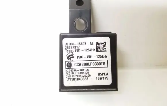 Land Rover Range Rover Sport L320 Ignition key card reader AH4N15607AE 28227917 3659AV01125