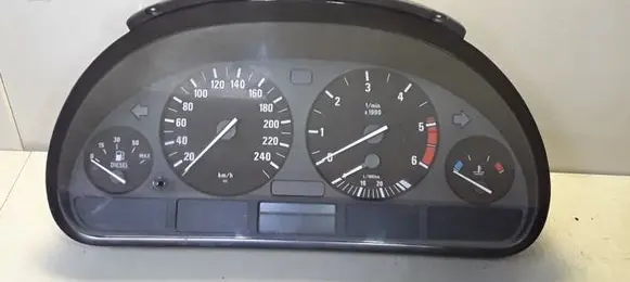 BMW 5 E39 Speedometer (instrument cluster) 62118375675 88311228 87001313