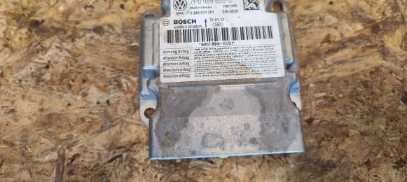 Volkswagen Touareg II Airbag control unit/module 7P0959655C 0285011201 003L0001K5BI