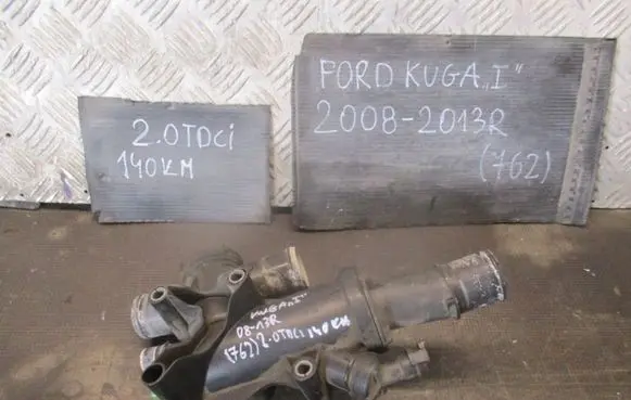 Ford Kuga I Thermostat/thermostat housing 9656182980