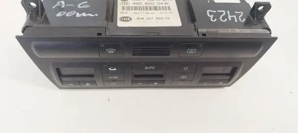 Audi A6 S6 C5 4B Climate control unit 4B0820043K