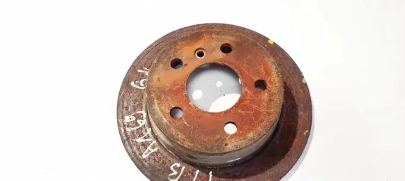 Mercedes-Benz A W169 Rear brake disc neventiliuojamas