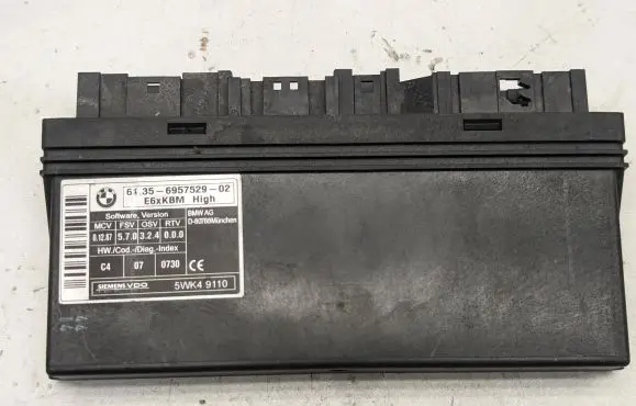 BMW 5 E60 E61 Comfort/convenience module 6957529 5WK49110