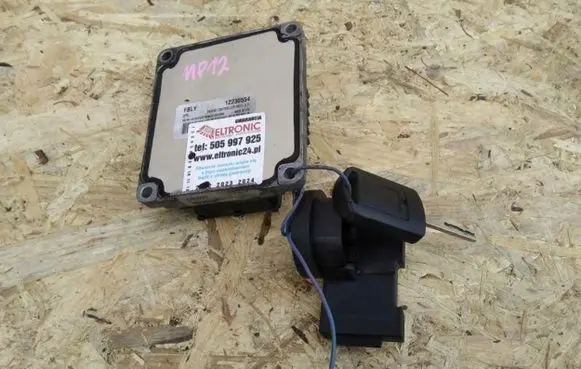 Opel Meriva A Engine ECU kit and lock set 