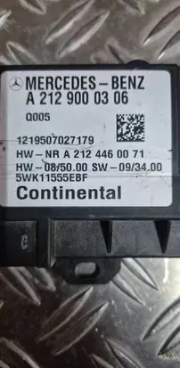 Mercedes-Benz E W211 Fuel injection pump control unit/module A2129000306 5WK11555EBF 1219507027179