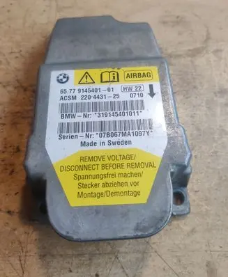 BMW 5 E60 E61 Airbag control unit/module 6577914540101 65779145401 9145401