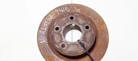 Nissan Almera Tino Rear brake disc neventiliuojamas