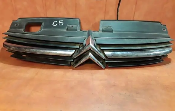 Citroen C5 Front bumper upper radiator grill 9636751980