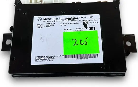 Mercedes-Benz B W247 Central body control module S265 A2479002216