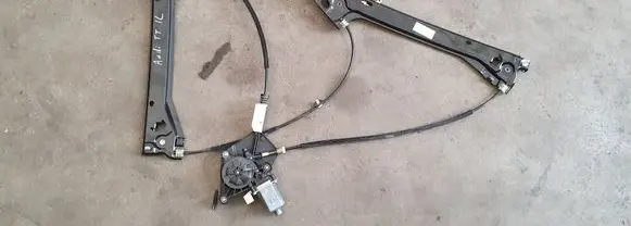 Audi TT TTS RS Mk3 8S Front door window regulator with motor 8S0837461 5Q0959802R