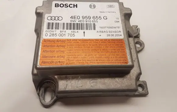 Audi A8 S8 D3 4E Airbag control unit/module 4E0959655G 4E0910655 0285001705