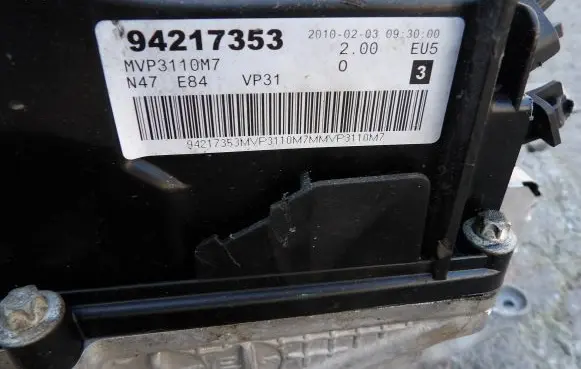 BMW X1 E84 Engine N47D20C MVP3110M7
