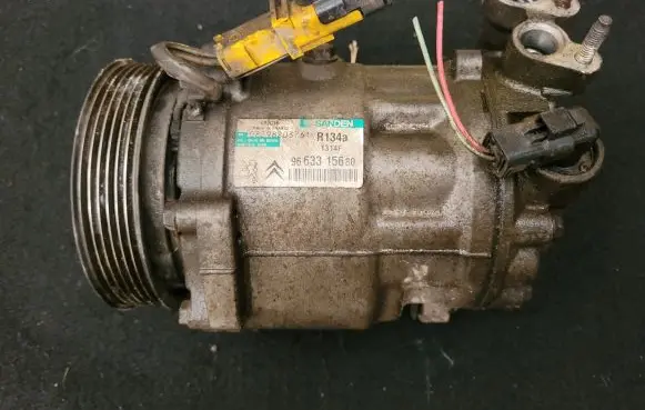 Peugeot 607 Air conditioning (A/C) compressor (pump) 9663315680
