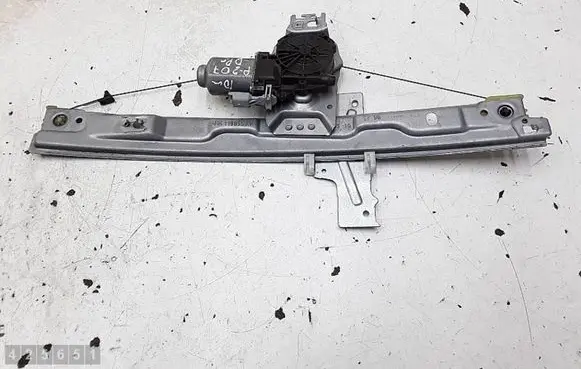 Peugeot 207 Sliding door window regulator with motor 9681182280