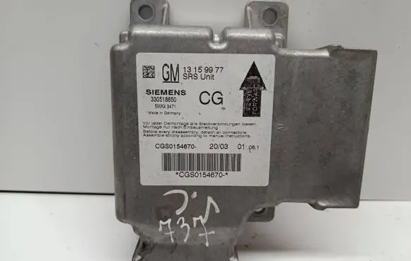 Opel Signum Airbag control unit/module 13159977 CGS0154670 330518650