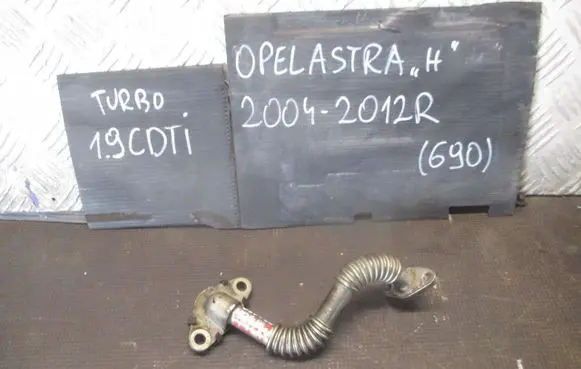 Opel Astra H EGR valve line/pipe/hose