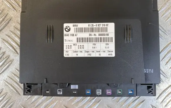 BMW 5 E60 E61 Seat control module 6927310 00401108A7 000055190