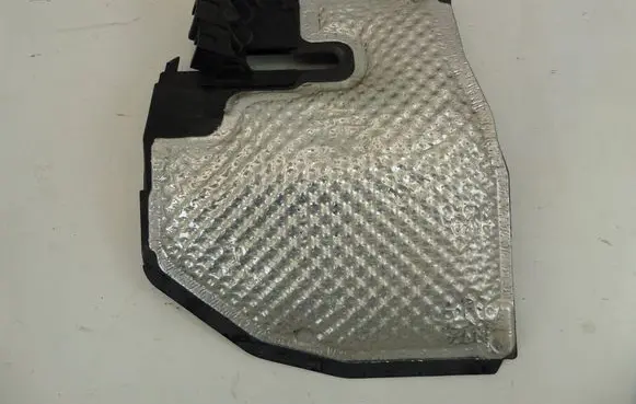 Heat shield in engine bay