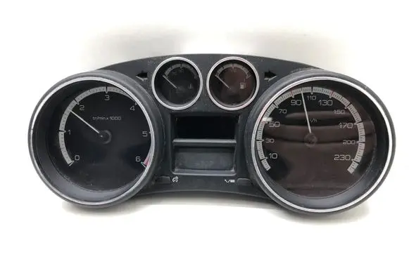 Peugeot 308 Speedometer (instrument cluster) 9664755880