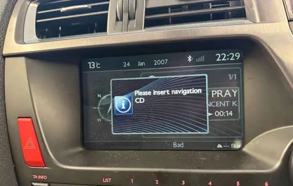 Citroen DS5 Screen/display/small screen 9800835780