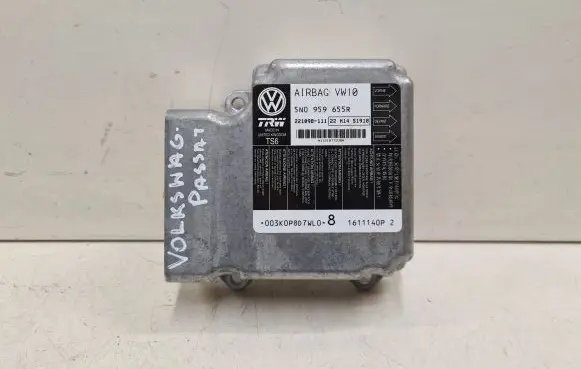 Volkswagen PASSAT B7 Airbag control unit/module 5N0959655R 221098111 22H14S1918