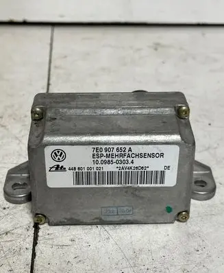 Volkswagen Touareg I ESP acceleration yaw rate sensor 7E0907652 10098503034 48801001021