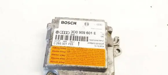 Volkswagen Touareg I Airbag control unit/module 3D0909601E