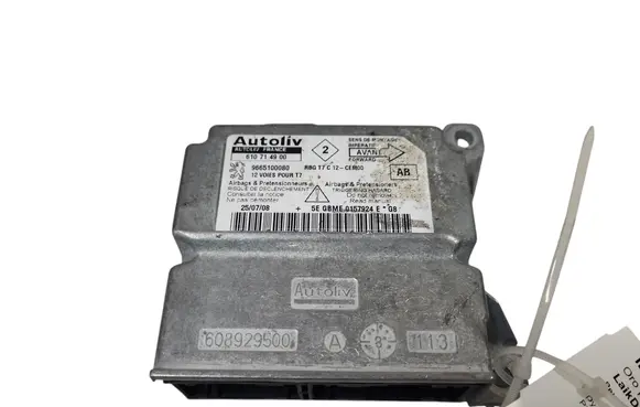 Peugeot 308 Airbag control unit/module 610714900 9665100080