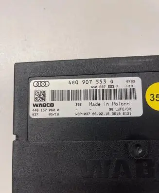 Audi A6 C7 Suspension control unit/module 4G0907553G 4G0907553F 4461570600