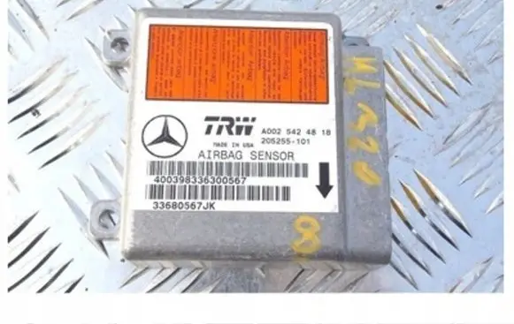 Mercedes-Benz ML W163 Airbag control unit/module A0025424818