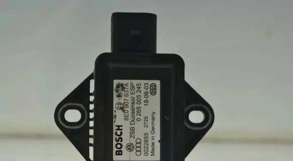 Audi A6 S6 C5 4B ESP acceleration yaw rate sensor 8E0907637A 0022855 0265005245