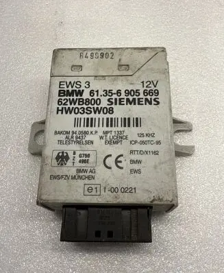 BMW 5 E39 Immobilizer control unit/module 61356905669 8499902 62WB800