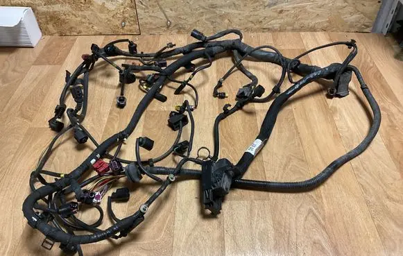 Volkswagen Touareg II Engine installation wiring loom 4H0906235A 7P6906235A 7P6972610B