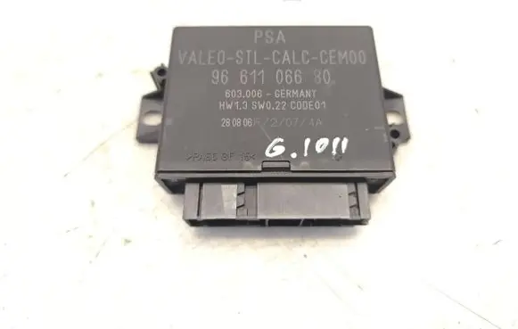 Citroen C6 Parking PDC control unit/module 9661106680