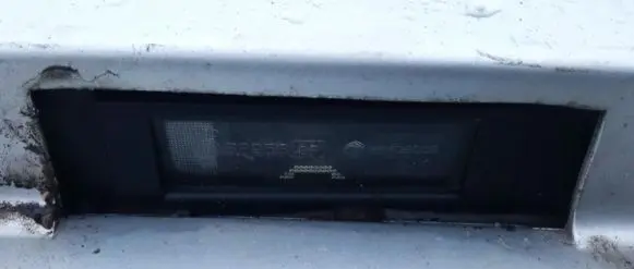 Alfa Romeo 166 Number plate light