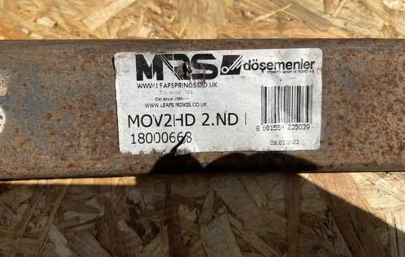 Mercedes-Benz Sprinter W906 Rear leaf spring 