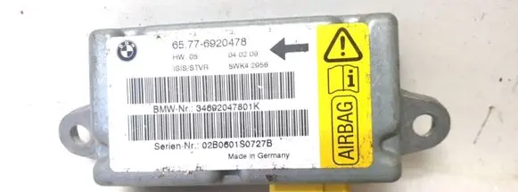 BMW 7 E65 E66 Airbag control unit/module 65.77-6920478