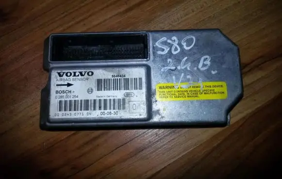 Volvo S80 Airbag control unit/module 0285001254 8646434