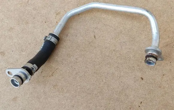 BMW X5 F15 Turbo turbocharger oiling pipe/hose 54157222 970354157222