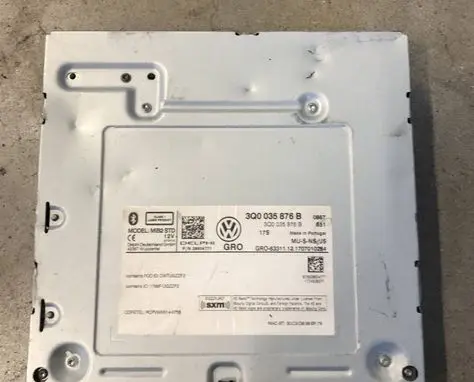 Volkswagen Tiguan Allspace Navigation unit CD/DVD player 3Q0035876B