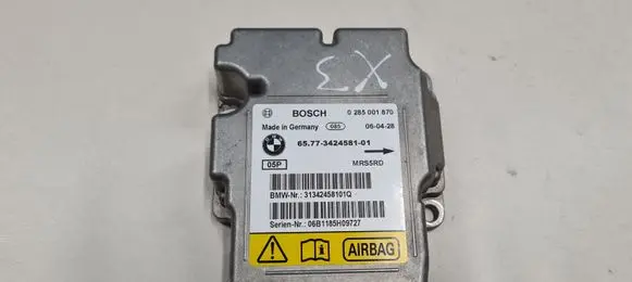 BMW X3 E83 Airbag control unit/module 0285001870 6577342458101 65773424581