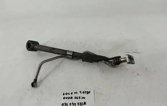 Volkswagen Golf VI Turbo turbocharger oiling pipe/hose 03L145535A