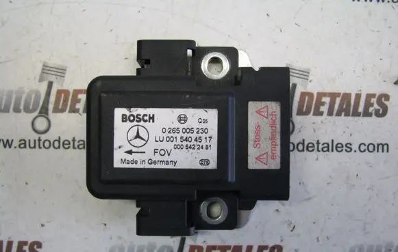 Mercedes-Benz E W210 ESP acceleration yaw rate sensor 0265005230