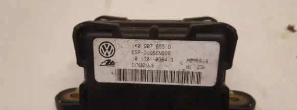 Audi A3 S3 8P ESP acceleration yaw rate sensor 1K0907655D
