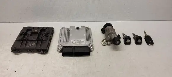 Volkswagen Transporter - Caravelle T5 Engine ECU kit and lock set 03L907309K 7H0937087H 6R0905851F