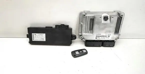 BMW 3 E90 E91 Engine ECU kit and lock set 8512043 0281017517 9237047