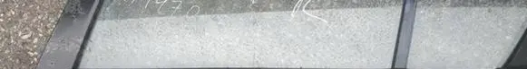 Rear door glass trim molding
