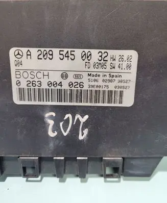 Mercedes-Benz C W203 Parking PDC control unit/module A2095450032 0263004026